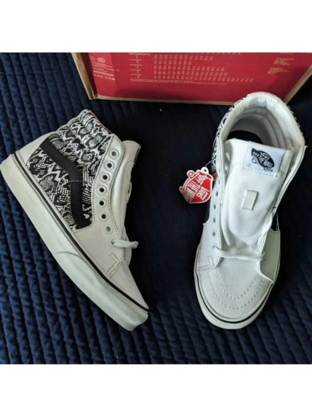 Vans Off The Wall Sk8-Hi ‘Python’ Womens 5.5 VN0A4U3CWTQ 0826